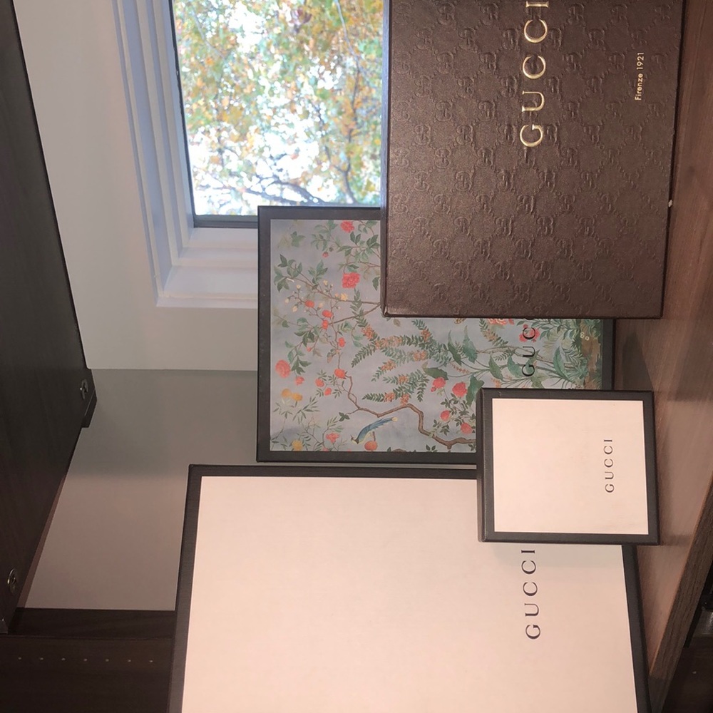 Gucci boxes sold individually.